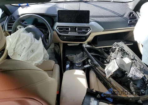 2022 BMW X3 xDrive30I from USA, damaged, VIN 5UX53DP07N9M13593